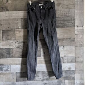 Madewell high rise skinny black 27